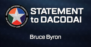 Statement to DACODAI – Bruce Byron