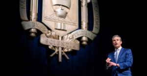 ‘Forge Warriors, Rebuild Strength, Restore Deterrence,’ Hegseth Tells Midshipmen During Naval Academy Visit